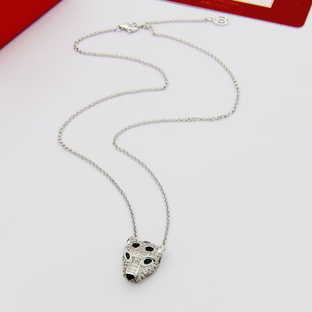 [Okajuri Jewelry] PANTHERE FULL DIAMOND NECKLACE
