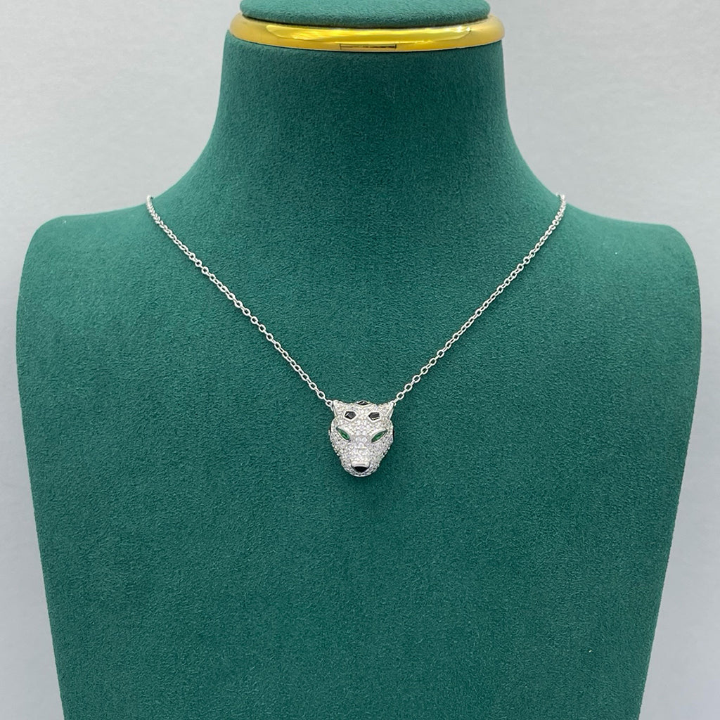 [Okajuri Jewelry] PANTHERE FULL DIAMOND NECKLACE