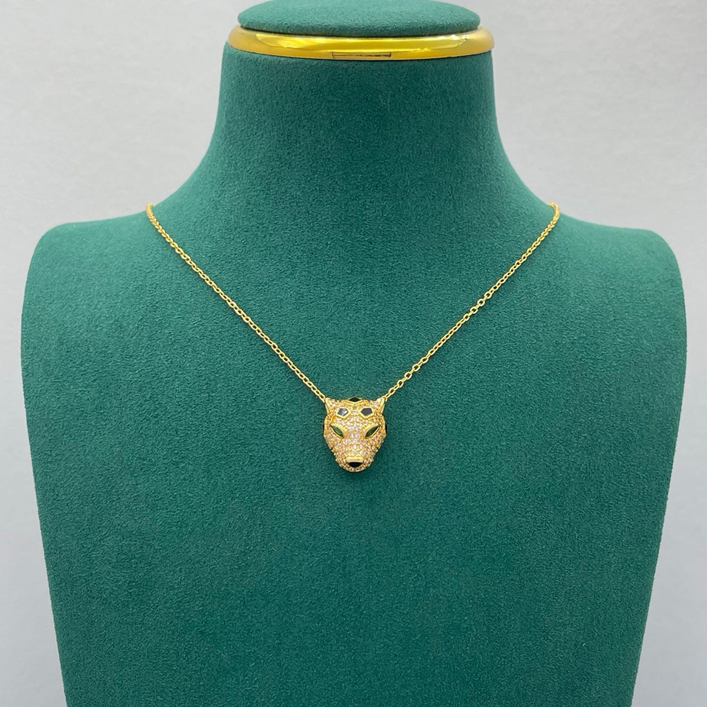 [Okajuri Jewelry] PANTHERE FULL DIAMOND NECKLACE