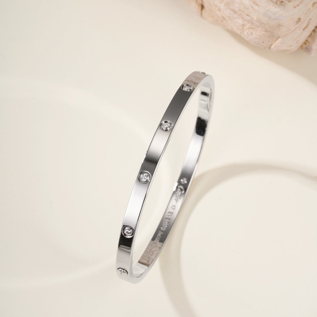 [Okajuri Jewelry] LOVE BRACELET 3.65MM 10 DIAMONDS