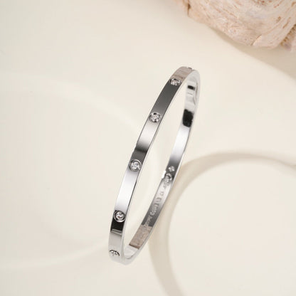 [Okajuri Jewelry] LOVE BRACELET 3.65MM 10 DIAMONDS