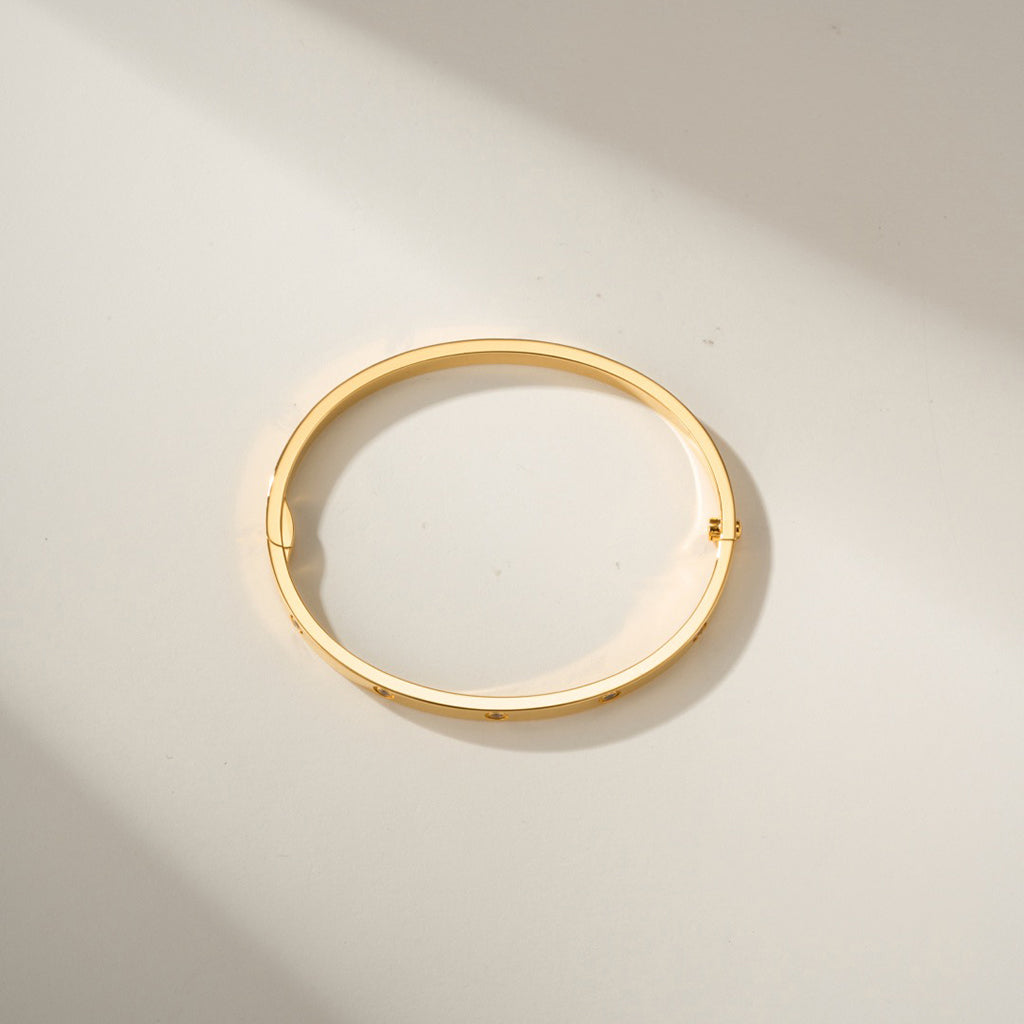 [Okajuri Jewelry] LOVE BRACELET 3.65MM 10 DIAMONDS