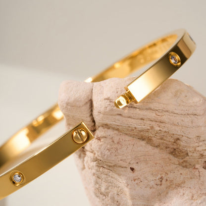 [Okajuri Jewelry] LOVE BRACELET 3.65MM 10 DIAMONDS