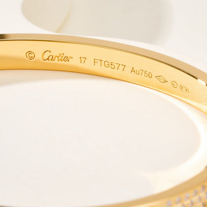 [Okajuri Jewelry] LOVE BRACELET 4.8MM DIAMOND-PAVED