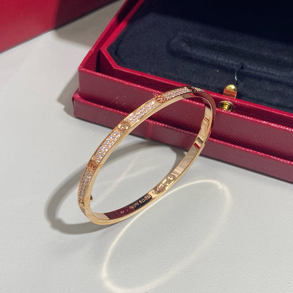 [Okajuri Jewelry] LOVE BRACELET 3.65MM DIAMOND-PAVED