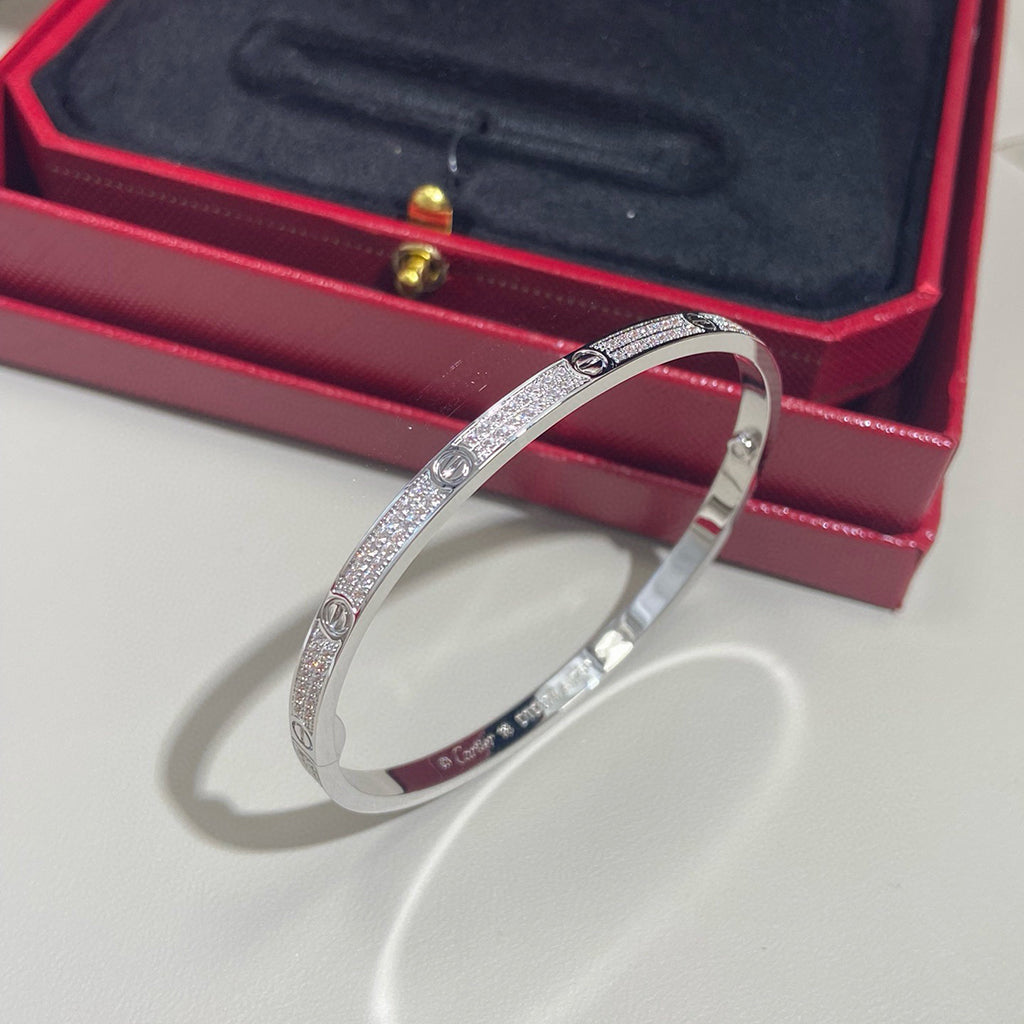[Okajuri Jewelry] LOVE BRACELET 3.65MM DIAMOND-PAVED