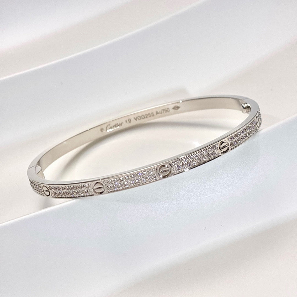 [Okajuri Jewelry] LOVE BRACELET 3.65MM DIAMOND-PAVED