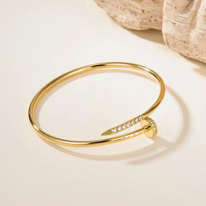 [Oakjuri™ Jewelry] ] JUSTE Diamond & LOVE Diamond Bracelet Stack Set