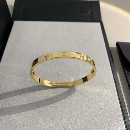 [Okajuri Jewelry] LOVE BRACELET 6.1MM 4 DIAMONDS