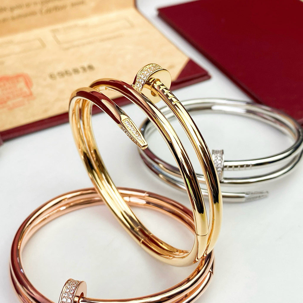 [Okajuri Jewelry] JUSTE BRACELET 3.5MM DOUBLE ROW DIAMOND