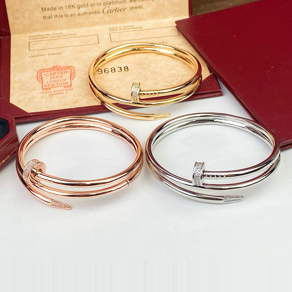 [Okajuri Jewelry] JUSTE BRACELET 3.5MM DOUBLE ROW DIAMOND