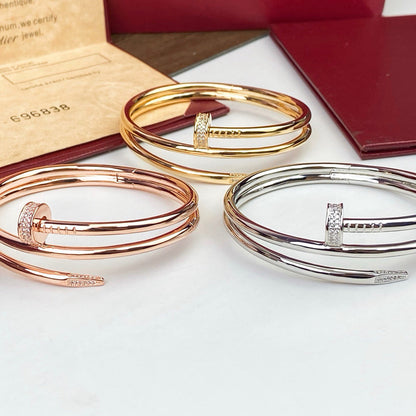 [Okajuri Jewelry] JUSTE BRACELET 3.5MM DOUBLE ROW DIAMOND