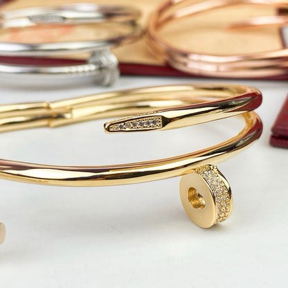 [Okajuri Jewelry] JUSTE BRACELET 3.5MM DOUBLE ROW DIAMOND
