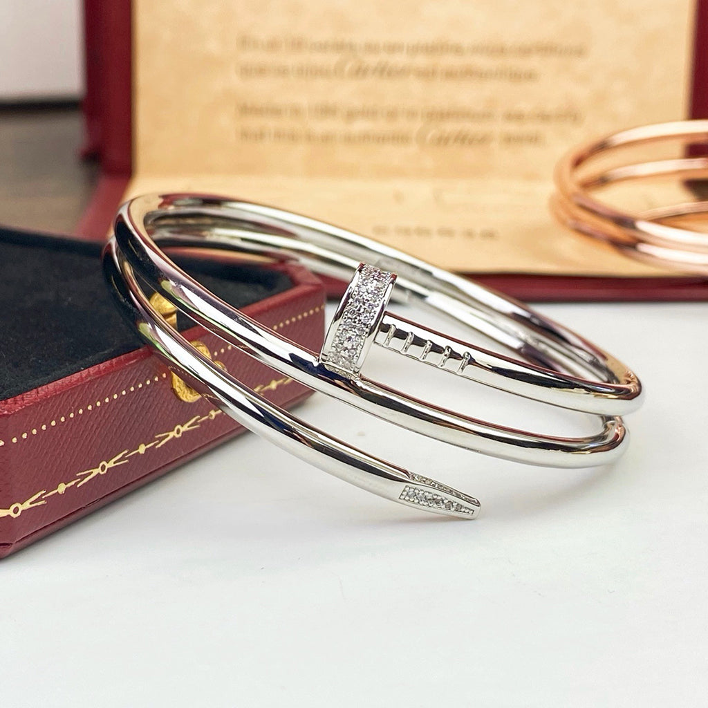 [Okajuri Jewelry] JUSTE BRACELET 3.5MM DOUBLE ROW DIAMOND