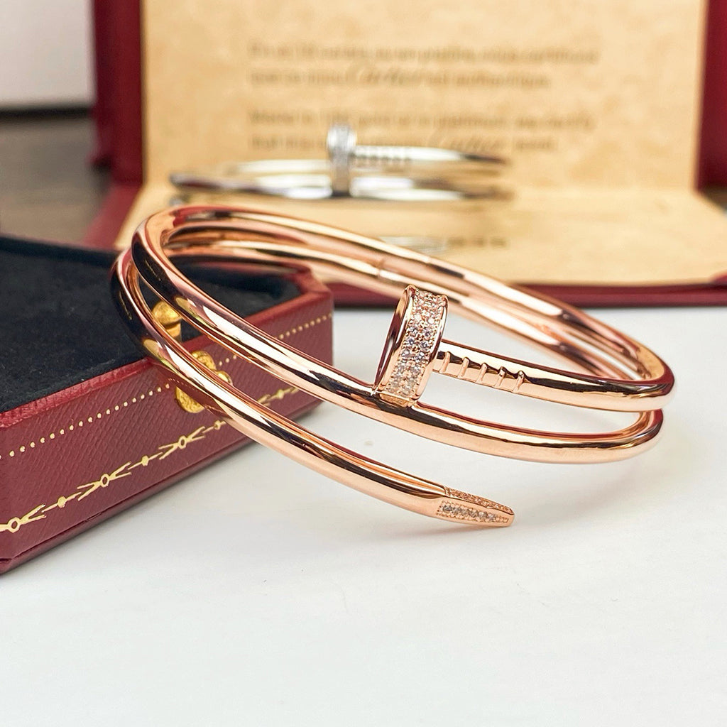 [Okajuri Jewelry] JUSTE BRACELET 3.5MM DOUBLE ROW DIAMOND