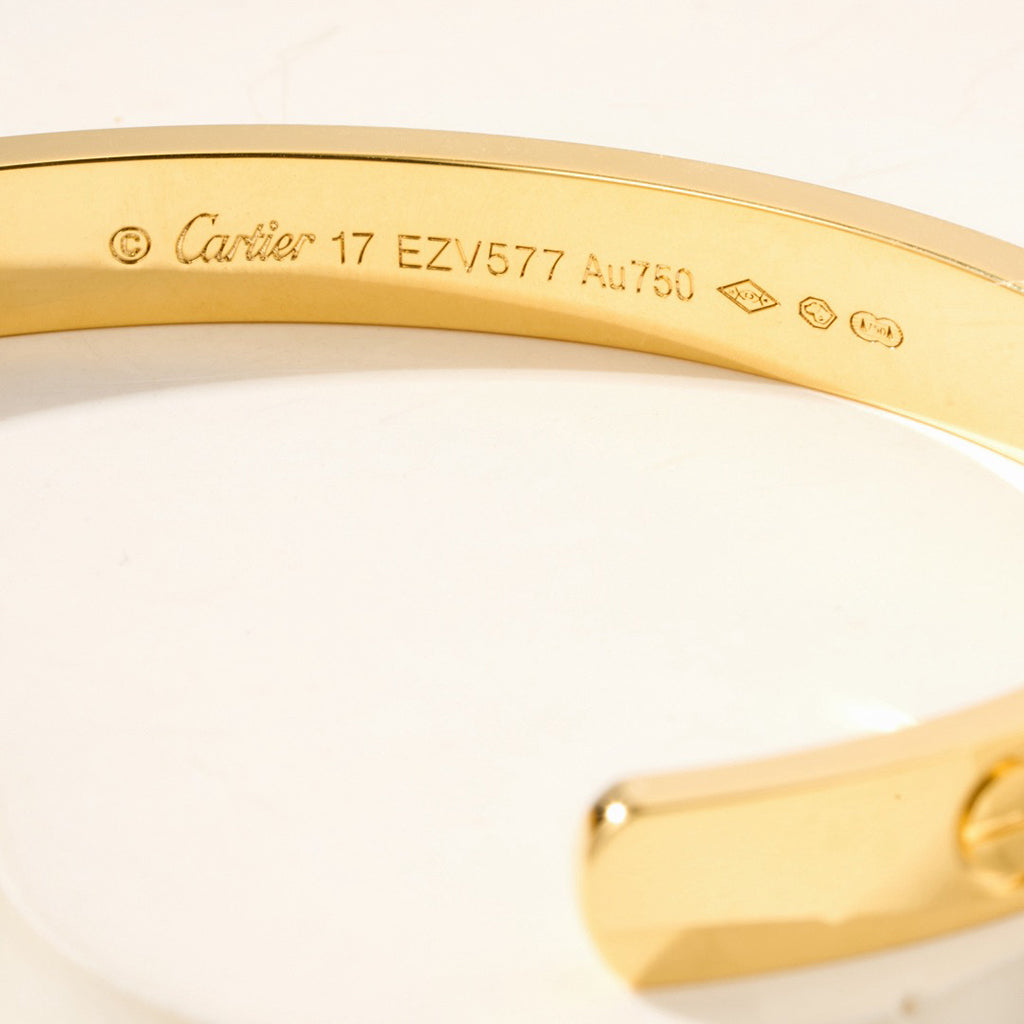 [Okajuri Jewelry] LOVE BRACELET 6.1MM OPEN CUFF