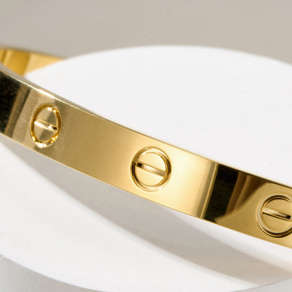 [Okajuri Jewelry] LOVE BRACELET 6.1MM OPEN CUFF