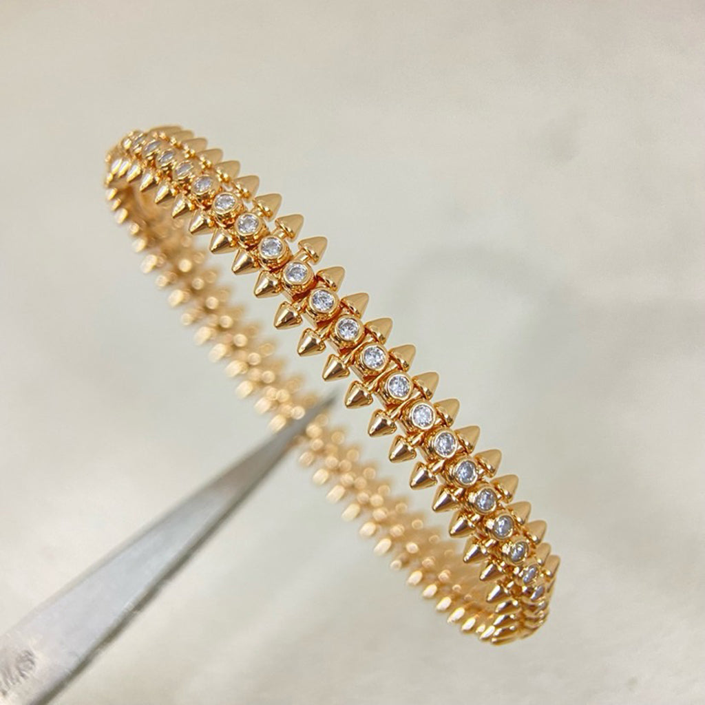[Okajuri Jewelry] CLASH  BRACELET 8MM DIAMONDS