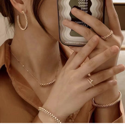 [Okajuri Jewelry] CLASH  BRACELET 8MM DIAMONDS
