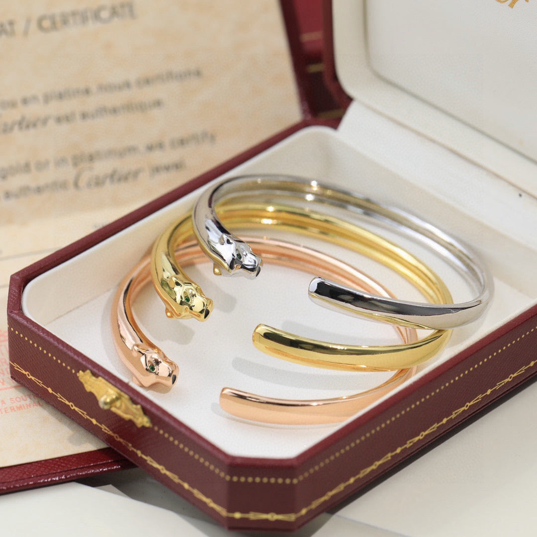 [Okajuri Jewelry] PANTHERE OPEN BRACELET