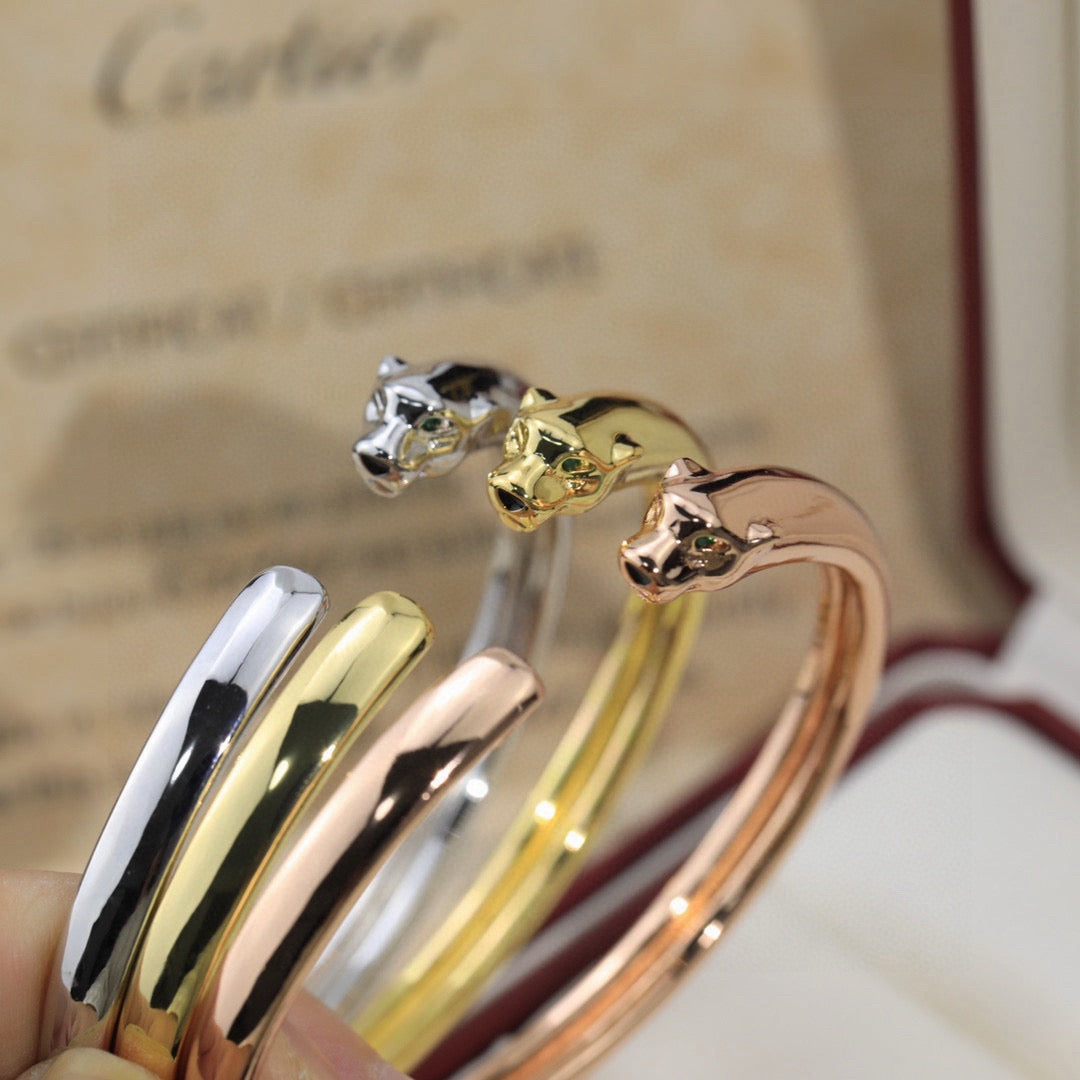 [Okajuri Jewelry] PANTHERE OPEN BRACELET