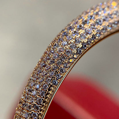 [Okajuri Jewelry] PANTHERE HALF DIAMOND OPEN BRACELET