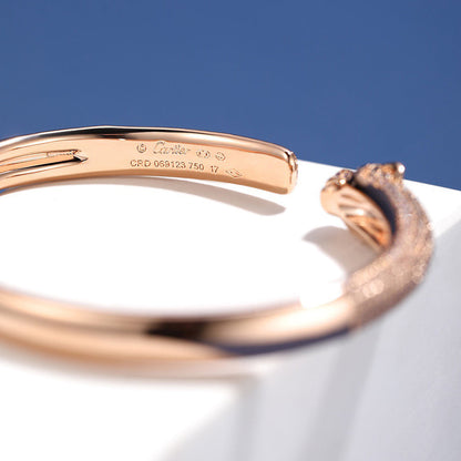 [Okajuri Jewelry] PANTHERE FULL DIAMOND OPEN BRACELET