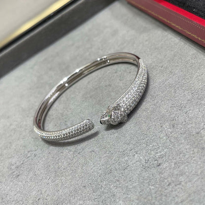 [Okajuri Jewelry] PANTHERE FULL DIAMOND OPEN BRACELET