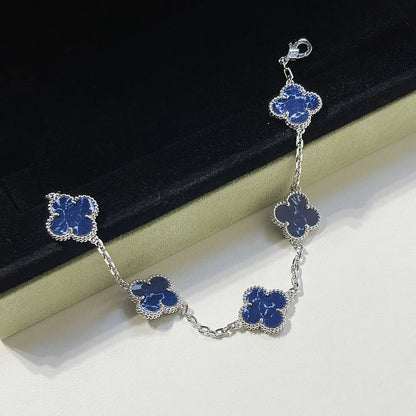 [Okajuri Jewelry] CLOVER 5 MOTIF PIETERSITE BRACELET COLLECTION