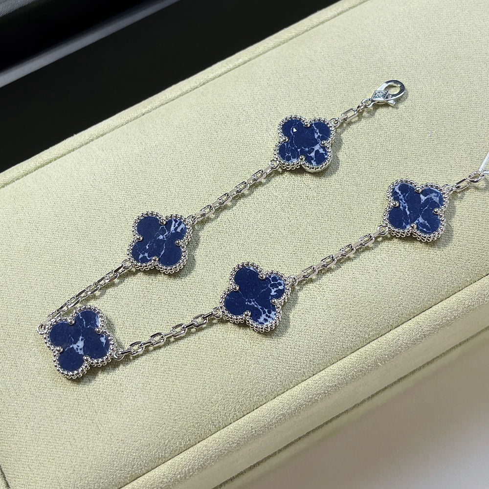 [Okajuri Jewelry] CLOVER 5 MOTIF PIETERSITE BRACELET COLLECTION
