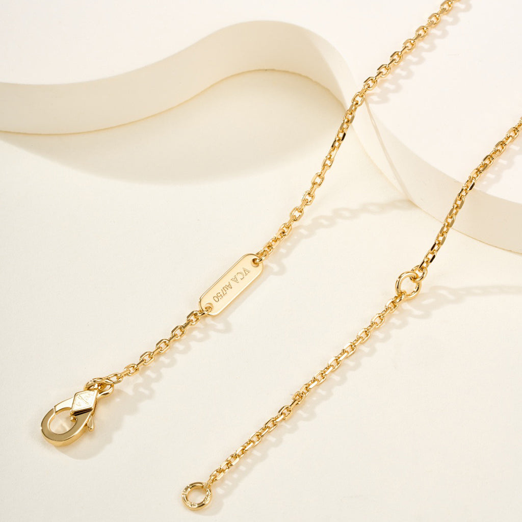 [Okajuri Jewelry]FLOWERLACE NECKLACE 5 DIAMONDS