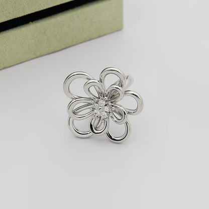 [Okajuri Jewelry] FLOWERLACE RING 5 DIAMONDS