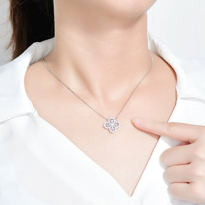 [Okajuri Jewelry] LOOP NECKLACE FULL MOTIF DIAMOND 16MM MULTIPLE COLORS