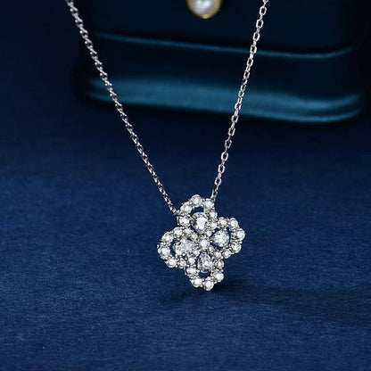 [Okajuri Jewelry]LOOP NECKLACE FULL MOTIF DIAMOND 16MM MULTIPLE COLORS