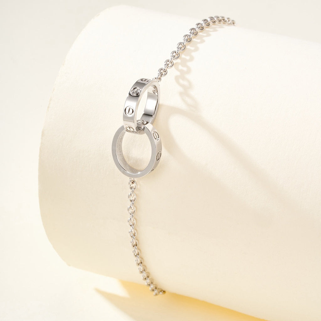 [Okajuri Jewelry] LOVE BRACELET DOUBLE RING