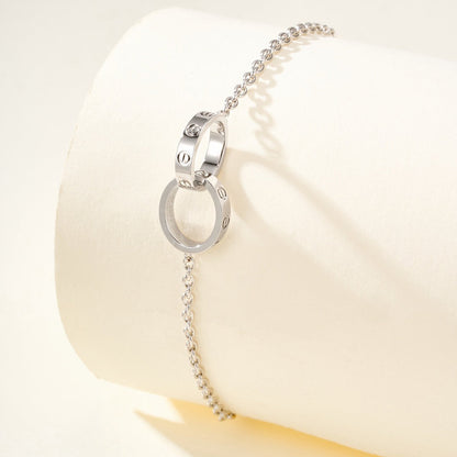 [Okajuri Jewelry] LOVE BRACELET DOUBLE RING