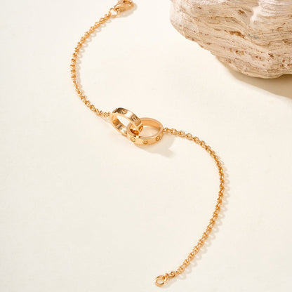 [Okajuri Jewelry] LOVE BRACELET DOUBLE RING