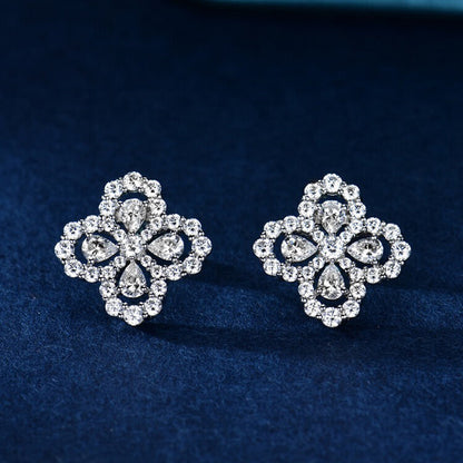 [Okajuri Jewelry]LOOP EARRINGS FULL MOTIF DIAMOND 16MM