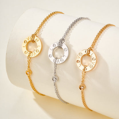 [Okajuri Jewelry] LOVE BRACELET 2 DIAMOND