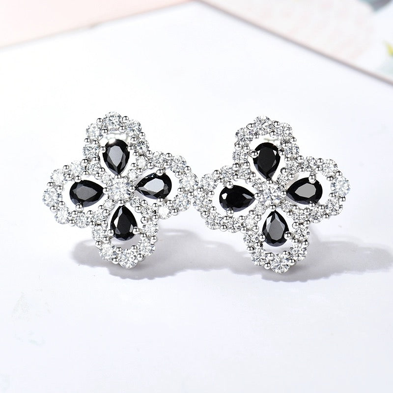 [Okajuri Jewelry] LOOP EARRINGS FULL MOTIF DIAMOND 16MM