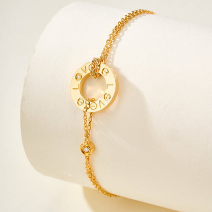 [Okajuri Jewelry] LOVE BRACELET 2 DIAMOND
