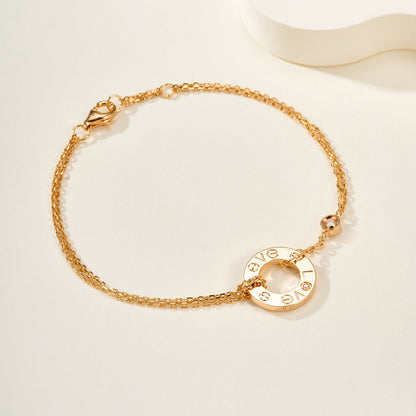 [Okajuri Jewelry] LOVE BRACELET 2 DIAMOND