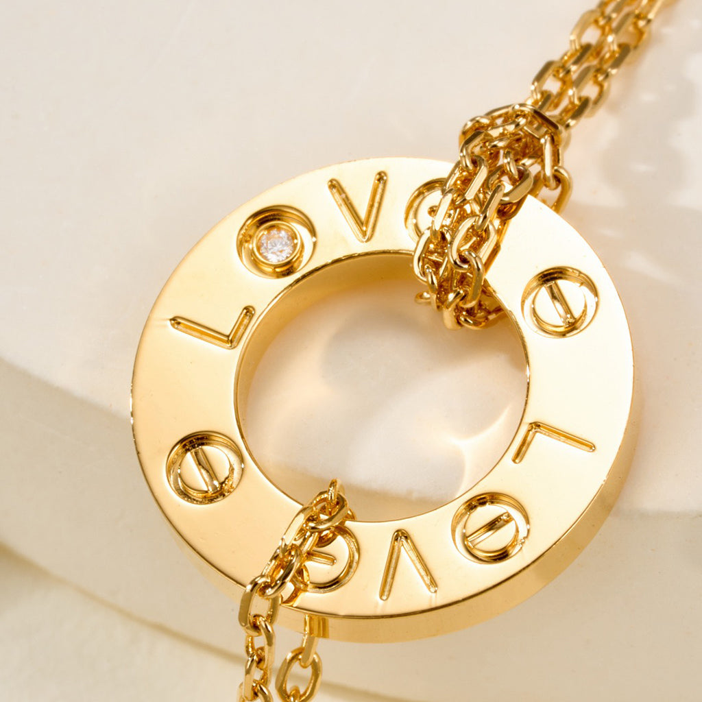 [Okajuri Jewelry] LOVE BRACELET 2 DIAMOND