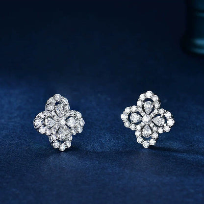 [Okajuri Jewelry]LOOP EARRINGS FULL MOTIF DIAMOND 16MM