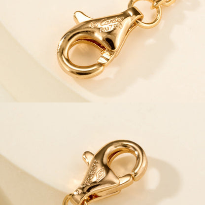 [Okajuri Jewelry] LOVE DOUBLE RING FULL DIAMOND BRACELET