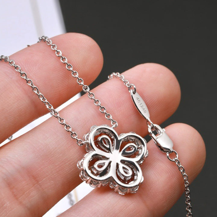 [Okajuri Jewelry] LOOP NECKLACE FULL MOTIF DIAMOND 16MM MULTIPLE COLORS