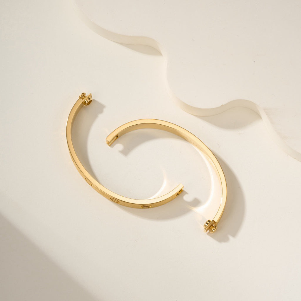[Okajuri Jewelry] LOVE BRACELET 6.1MM BRUSHED