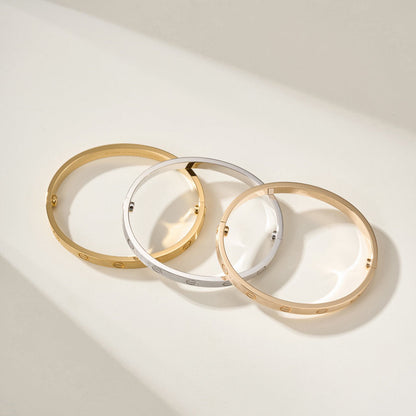 [Okajuri Jewelry] LOVE BRACELET 6.1MM BRUSHED