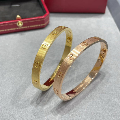 [Okajuri Jewelry] LOVE BRACELET 6.1MM BRUSHED