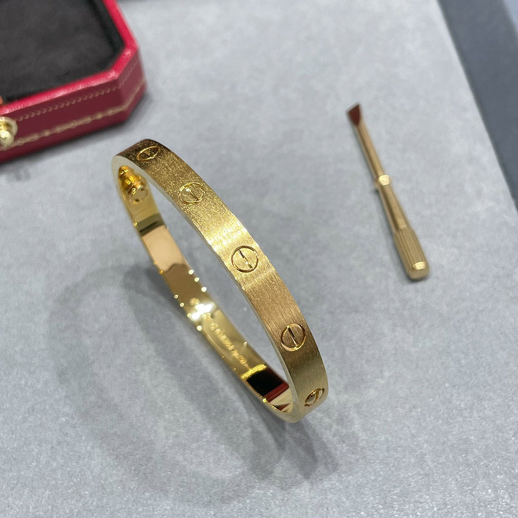 [Okajuri Jewelry] LOVE BRACELET 6.1MM BRUSHED